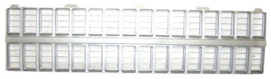 1981-82 Chevrolet Truck Inner Grill, Chrome With Silver Inserts, Without Emblem Provisions, Each.