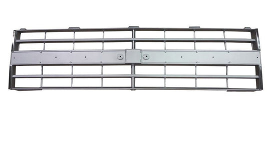 1985-87 Chevrolet Truck, 1985-88 Chevrolet Blazer, Suburban, Crew Cab and Dually, Inner Grill Silver with Dual Headlights, Original Style, With Emblem and Molding Provisions, Replaces GM# 15554911, Each.