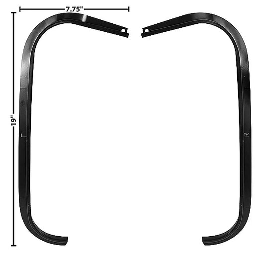 1967~1969 Firebird Camaro Trunk Weatherstrip Retainer Channel Gutter Pair