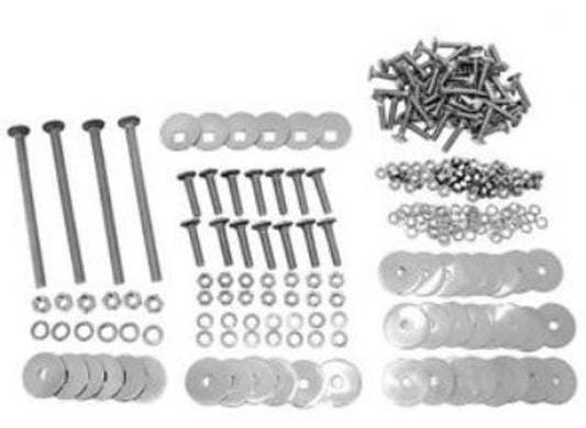 1960-62 Chevrolet / GMC Truck Long Stepside Cadmium Bed Bolt Kit (97")