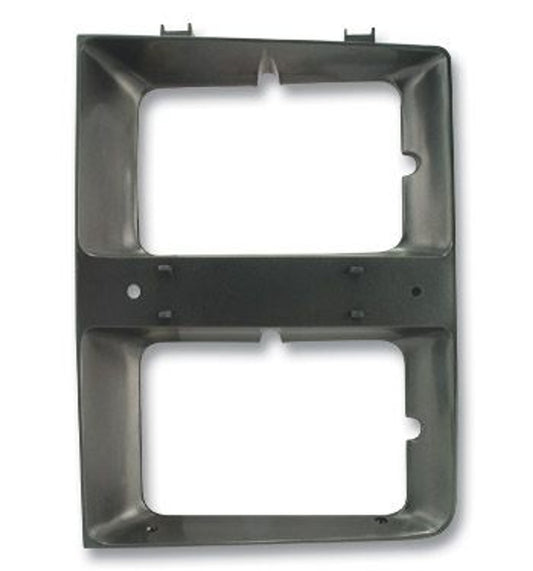 1983-84 Chevrolet Truck Dual Rectangular Headlight Bezel, L/H, Argent, Each.