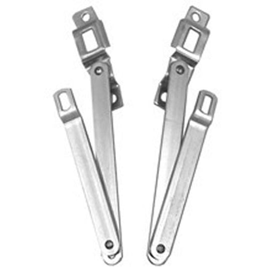 1967-72 Chevrolet / GMC Truck Tailgate Hinges, Zinc -Fits Fleetside- (Replaces GM# 3924245 & GM# 3924246) Pair.