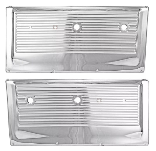 1967-1972 Chevy C10 Interior Door Panel Set (Chrome)