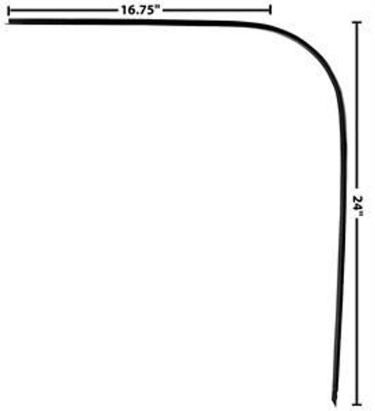 1967-72 Chevy Drip Rail LH, ea.