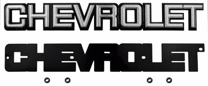 1981-87 C/10, "C H E V R O L E T" Tailgate Applique Emblem,  Each.