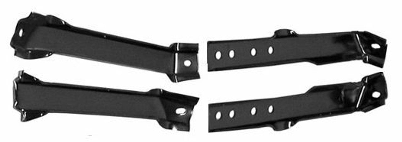 1960-62 Chevrolet / GMC Truck Rear Bumper Bracket Set, Fleetside (Complete with Frame Mounting Hardware) Set