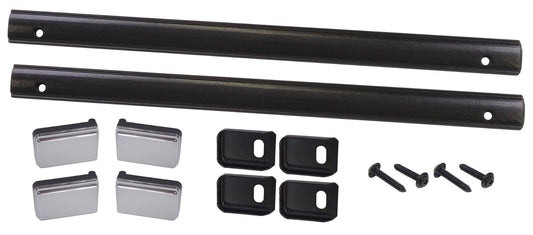1981-87 Chevrolet / GMC Truck, Black Door Pull Strap / Cover / Retainer Plate & Screw Kit (Includes components for both LH and RH Doors) Kit.