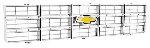 1977-79 C/10; Front Grill Assembly; with Yellow Bow Tie Emblem;