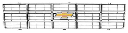 1977-79 C/10; Front Grill Assembly; with Yellow Bow Tie Emblem;
