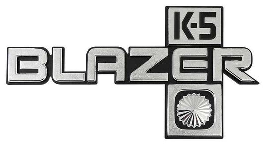 1981-88 Blazer "K-5 BLAZER" Fender Emblems, Pair.