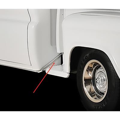 1960-66 C/10; Cab Corner Mud Guard; LH Driver Side