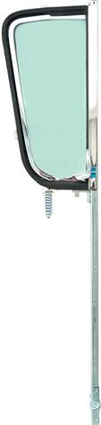 1955-59 C/10 Vent Window Assembly, RH -Chrome Frame / Tinted Glass- Each.