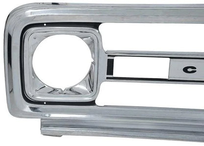 1969-70 C/10 Outer Grill Shell, Stamped  "C H E V R O L E T", Each.
