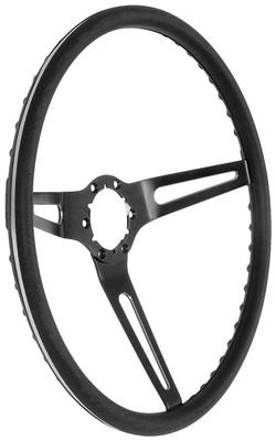 1969-72 Camaro, C/10; Comfort Grip Steering Wheel; 3-Spoke; with Black Spokes