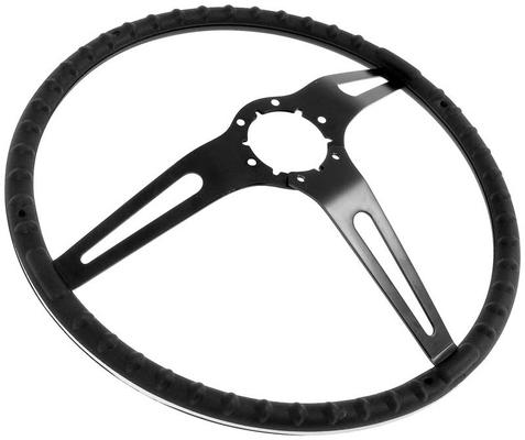 1969-72 Camaro, C/10; Comfort Grip Steering Wheel; 3-Spoke; with Black Spokes