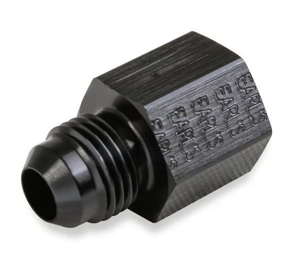 -6 AN Male to 14mm x 1.50 Female - Black