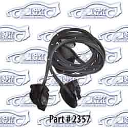 1969-1970 Door Weather strip Rubber Seal Pair Impala 2 Door Hardtop Convertible