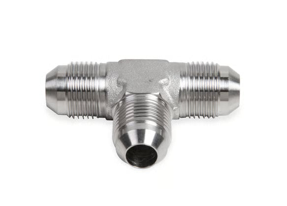 -3 AN Male Tee - Stainless Steel