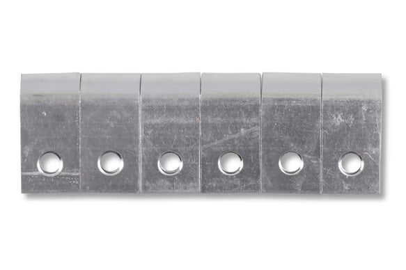 Line Clamp, 3/16", Package Of 6, Polished