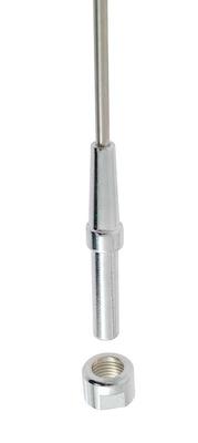 1969-81 AM/FM Antenna Mast; Non-Telescoping Fixed; Stainless Steel