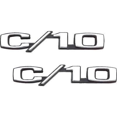 1969-70 C/10 "C/10" Fender Side Emblems