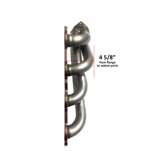 Flowtech Shorty Headers - Natural Finish