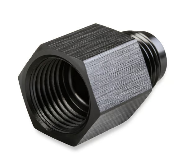 -6 AN Male to 16mm x 1.50 Female - Black