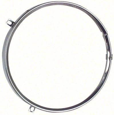 1958-61 C/10 Headlight Bulb Retaining Ring, (With (2) Tabs)