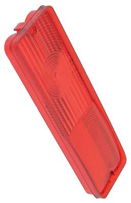 1967-72 C/10 Tail Light Lens, Fleetside Red