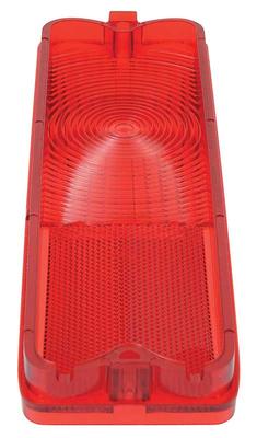 1967-72 C/10 Tail Light Lens, Fleetside Red