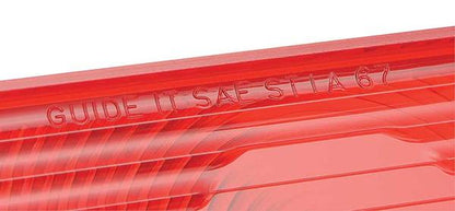 1967-72 C/10 Tail Light Lens, Fleetside Red
