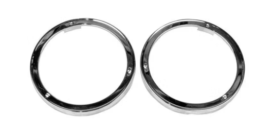 1963 Chevrolet Truck Headlight Bezels, Chrome (Replaces GM# 3822813) Pair.