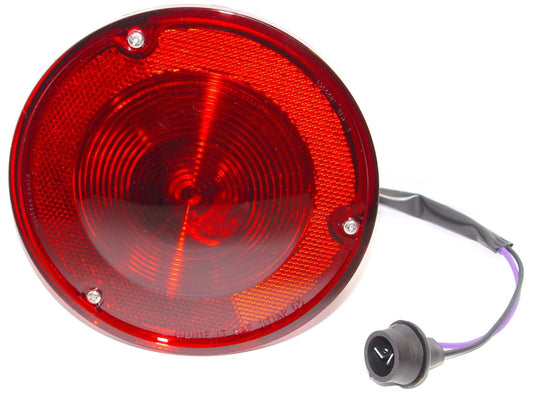 1967-72 C/10 Tail Light Assembly, Stepside, Black