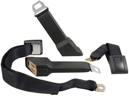 1967-72 Chevy / GMC Truck Seat Belt 4 Piece se Black