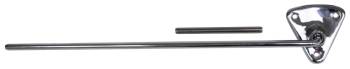 1967-72 C/10 Interior Sunvisor Bracket, Chrome