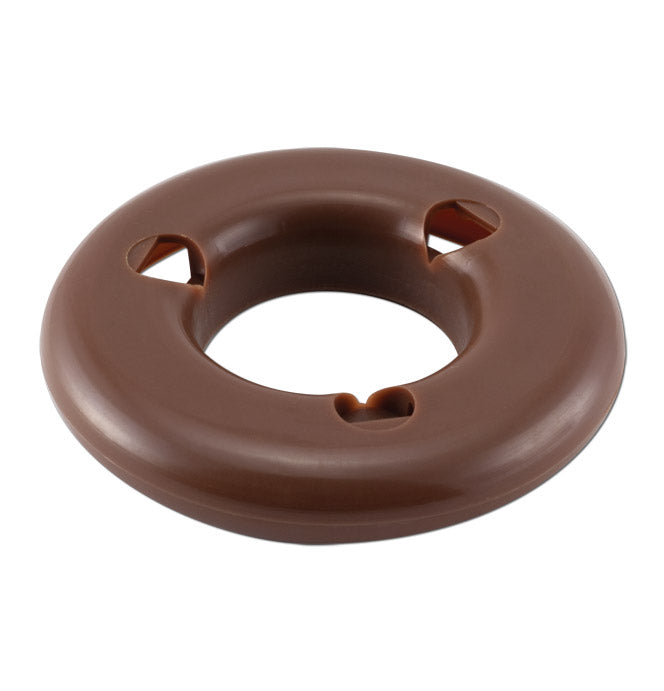 1967-71 Interior Door Handle and Window Crank Handle Escutcheon - Brown-Saddle