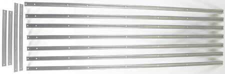 1967-72 Chevrolet/GMCTruck Bed Strip Kit, Shortbed, Fleetside (Zinc)