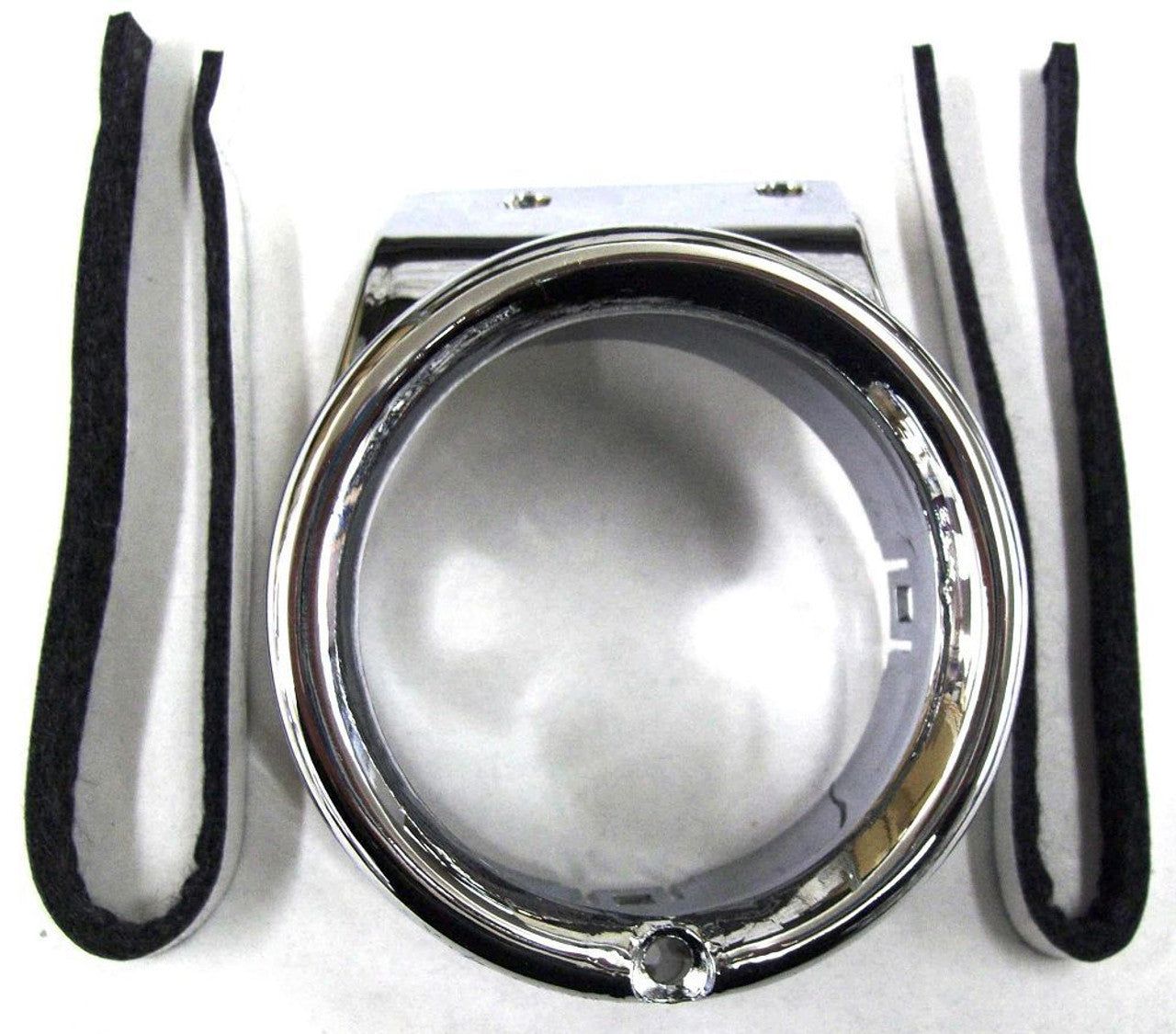 1967-72 C/10 A/C Ball Housing RH (Chrome, w/ felt liner) ea.