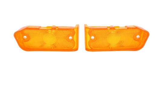 1967 Chevelle/El Camino Amber Parking Light Lens (Pair)