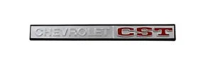 1969-70 Chevrolet Truck, 1969-72 Chevrolet Blazer "CHEVROLET | CST" Glove Box Emblem, GM Restoration Part (Replaces GM# 3951772) Each.
