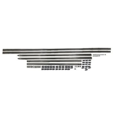 1969-72 C/10 Longbed, Fleetside 8 Piece Upper Molding Kit with All Metal Clips. Kit.