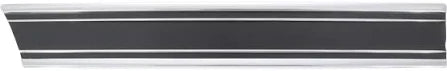 1969-72 Chevrolet / GMC Truck Lower Bed Molding, Front, (Shortbed) R/H, Black. Each.