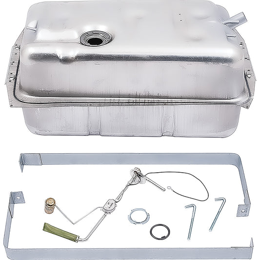 1967-72 Chevrolet / GMC Suburban & Panel Truck, 1969-72 Chevrolet Blazer / GMC Jimmy (replacement) 1967-72 Chevrolet / GMC Truck (underbed relocation) Side Fill  / Frame Rail Mount / Short Fuel Neck Fuel Tank  Kit (20 Gallons) Kit Includes; Fuel Tan