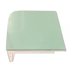 1967-72 C/10; Door Glass Assembly; Green Tint; with Lower Frame; Passenger Side