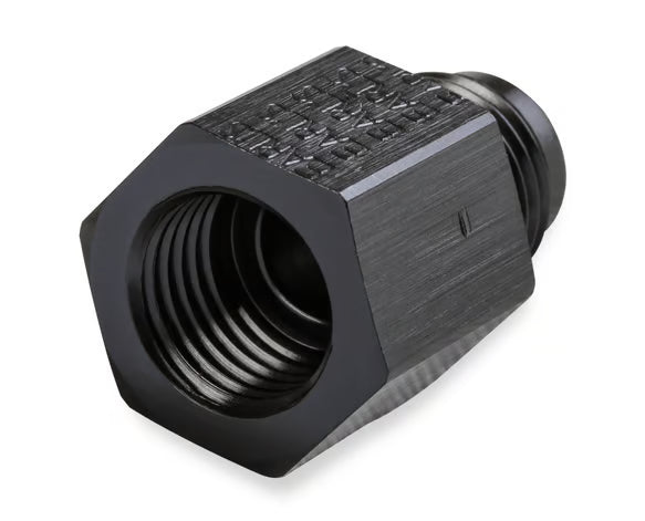 -6 AN Male to 14mm x 1.50 Female - Black
