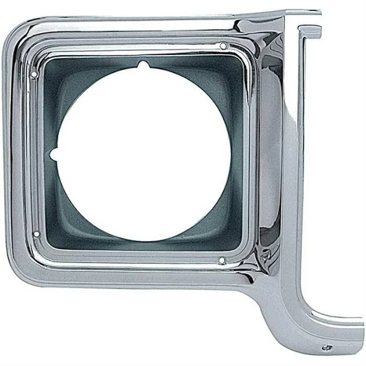 1973-78 C/10 Headlight Bezel, R/H (Chrome Plastic). Each.