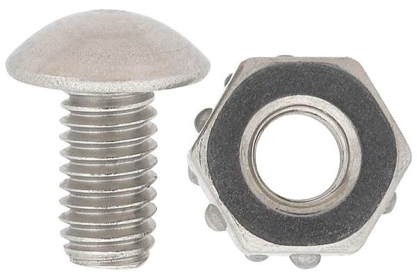 Grill Attaching Rivet with Nut; Stainless Steel