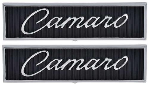 1968-69 Camaro; "Camaro" Door Panel Emblem; with Script Lettering; Pair; GM Licensed