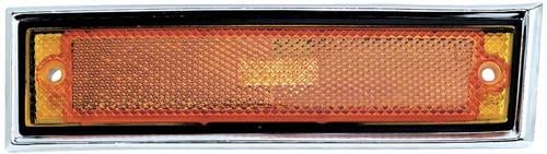 1981-1991 C/10 Side Marker Lamp Assembly  [Amber] R/H W/Chrome Trim