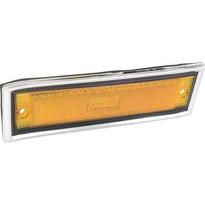 1981-1991 C/10 Side Marker Lamp Assembly  [Amber] R/H W/Chrome Trim